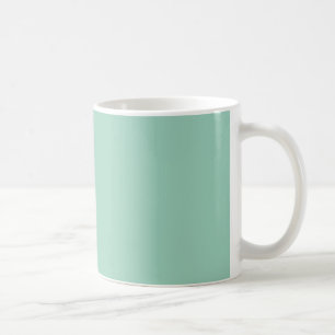 Light Seafoam Grönt Mode Färg Trend Sea Skam Kaffemugg