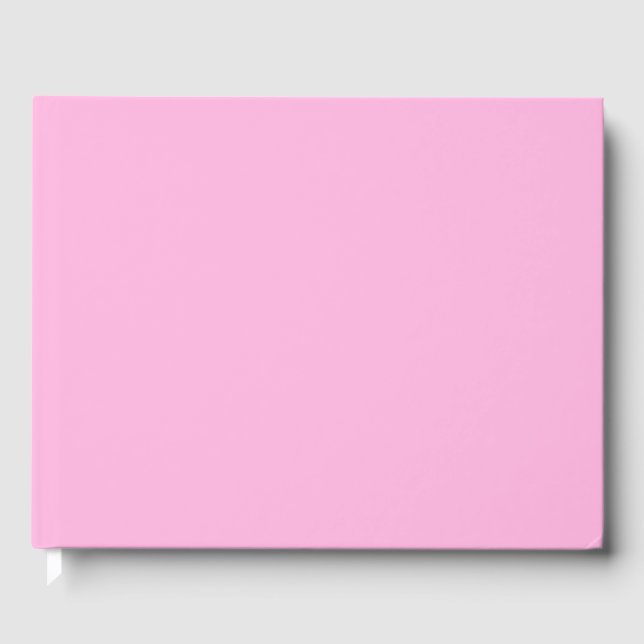 Light Shock rosa Solid Färg Gästböcker (Framsida)