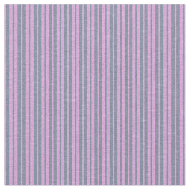 Light Slate Grått and Plum Stripe Mönster Tyg (Närbild)