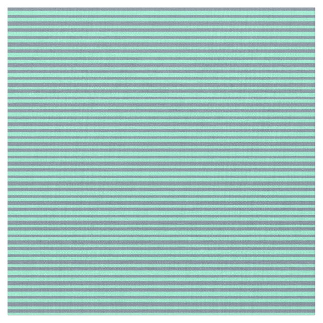 Light Slate Grått & Aquamarine Mönster Tyg (Närbild)