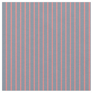 Light Slate Grått & Light Coral Linjer Tyg