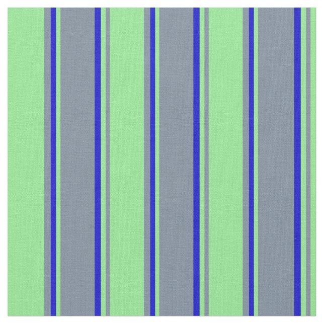 Light Slate Grått, Ljust grönt och blå Färgad Tyg (Närbild)