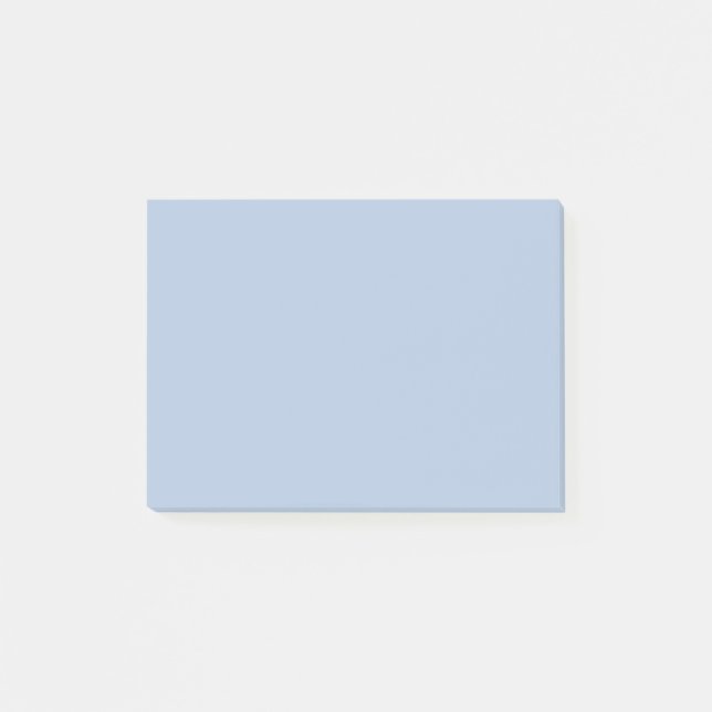 Light Steel Blue Solid Färg Post-it Block (Framsida)