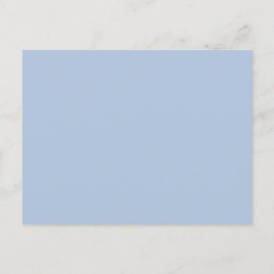 Light Steel Blue Solid Färg Vykort