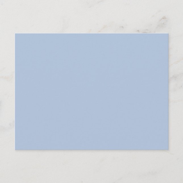 Light Steel Blue Solid Färg Vykort (Framsida)