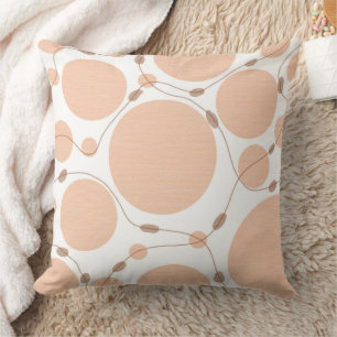 Light Tan Earth Tones Circles Kudde