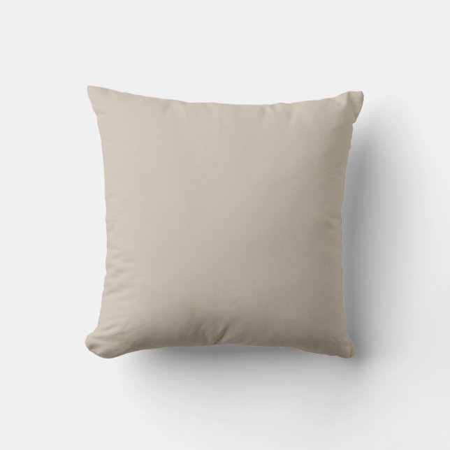 Light Tan Solid Färg - Accessible Beige SW 7036 Kudde (Framsida)