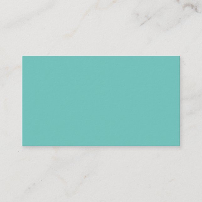 Light Teal #6BC388, halv bakad Tidsbeställning Kort (Framsida)