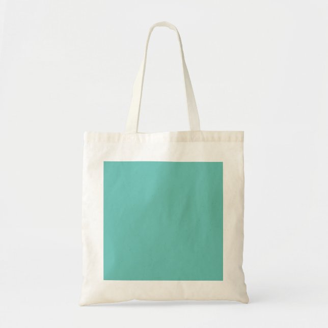 Light Teal #6BC388, halv bakad Tygkasse (Framsidan)