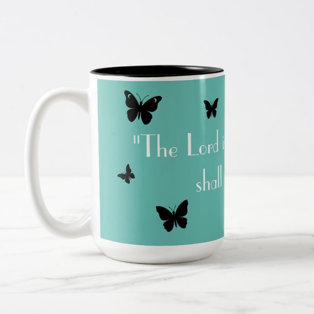 Light Teal Faith Mugg (Vänster)