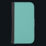 Light Teal, Northern Ljus Blue Wallet Case Galaxy S4 Plånbok<br><div class="desc">Wallet Case</div>