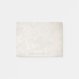 Light Umber Brown Urban Grunge Post-it Block