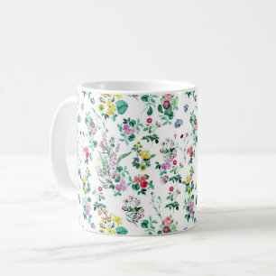 Light Vår Blommönster Kaffemugg