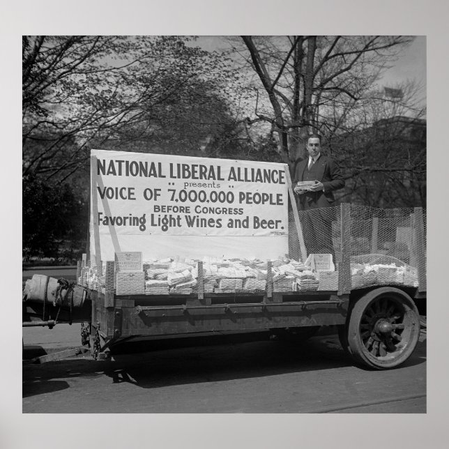 Light Vin and Beer: 1924 Poster (Framsidan)