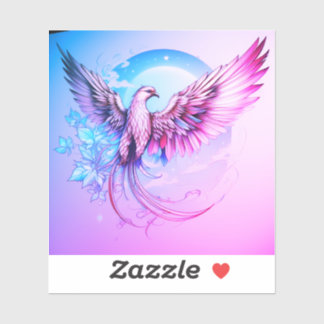 Light Vinge Tattoo Art Klistermärken