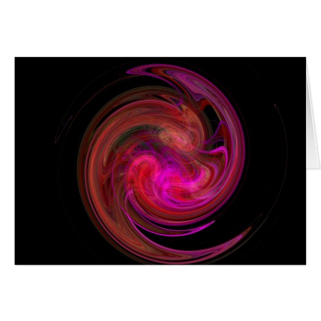 LIGHT VORTEX HÄLSNINGSKORT (Framsidan Horizontal)