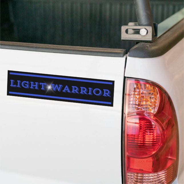 Light Warrior Starseed Bumper Bildekal (På lastbil)