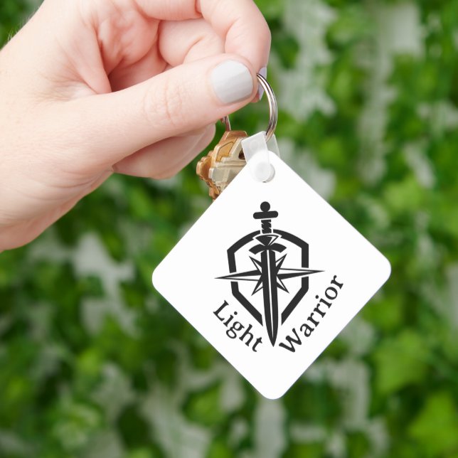 Light Warrior Sword And Shield Nyckelring (Hand)