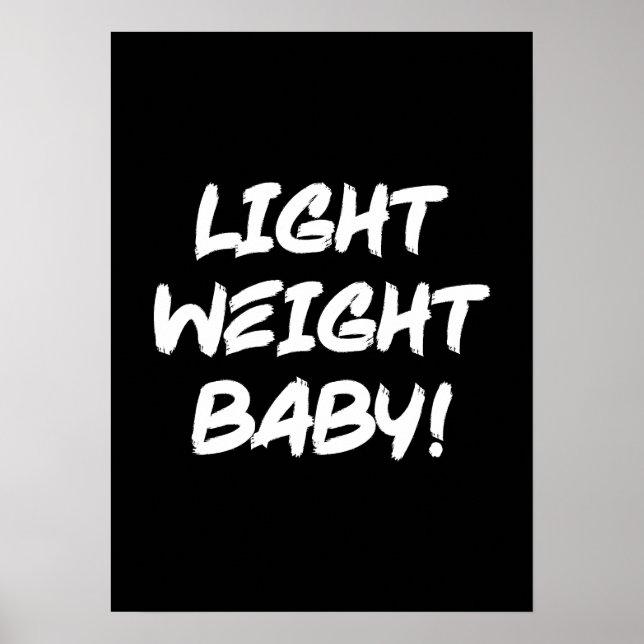 Light Weight Baby - Ronnie Coleman Bodybuilding Poster (Framsidan)