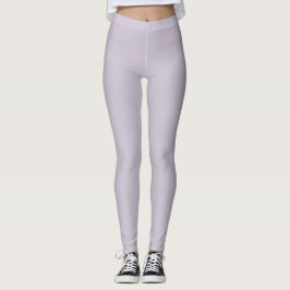 Light Wisteria Solid Färg Leggings