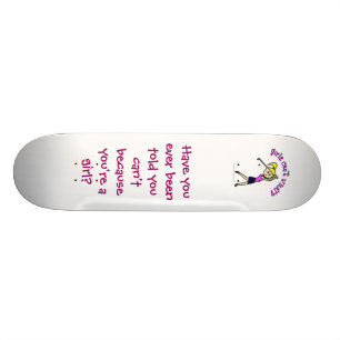 Light Woman Golfer Old School Skateboard Bräda 21,6 Cm