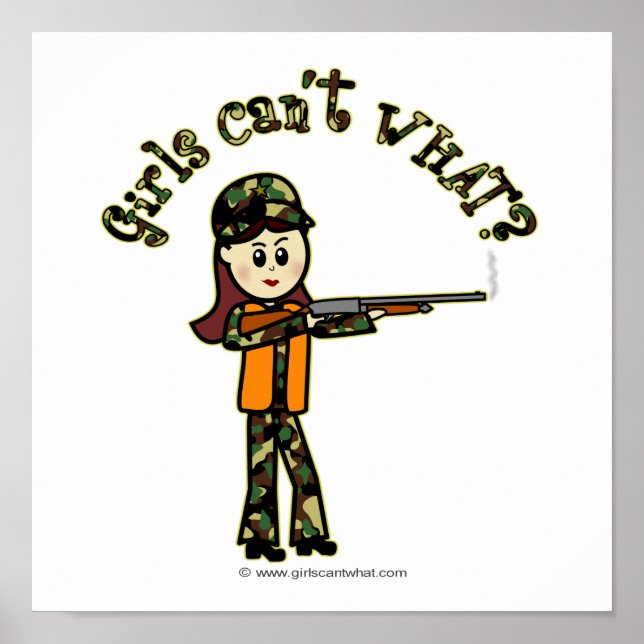 Light Womans Hunting Poster (Framsidan)