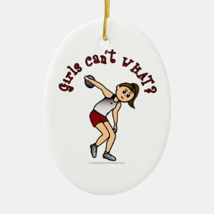 Light Womens Disc Julgransprydnad Keramik