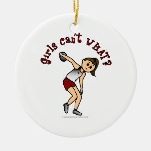 Light Womens Disc Julgransprydnad Keramik