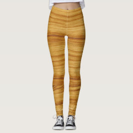 Light Wood Grain Leggings