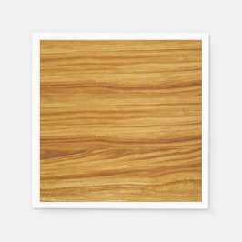 Light Wood Grain Pappersservett