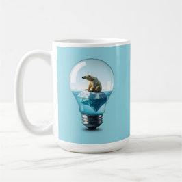Lightbulb Iceberg - Polar Bear in a Lightbulb Kaffemugg