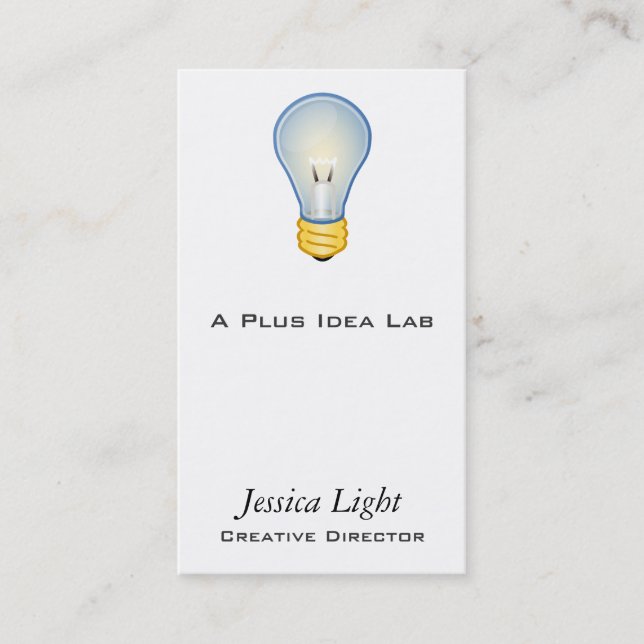 Lightbulb Visitkort (Framsida)