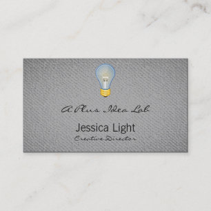 Lightbulb Visitkort