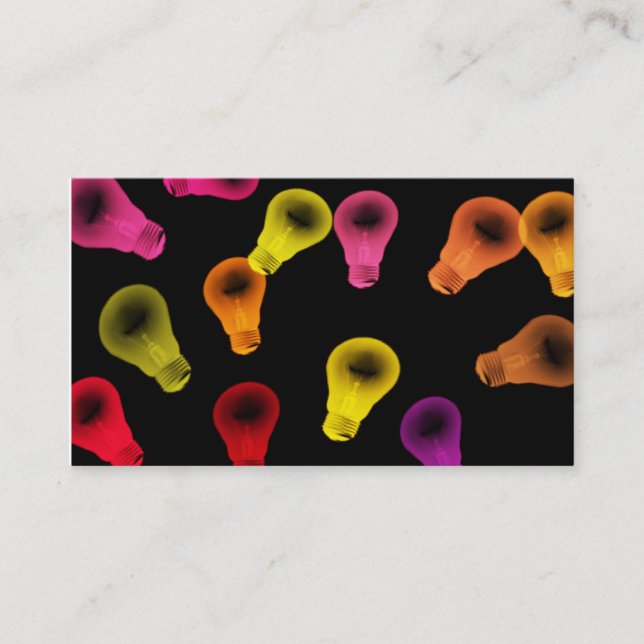 Lightbulbvisitkort Visitkort (Framsida)