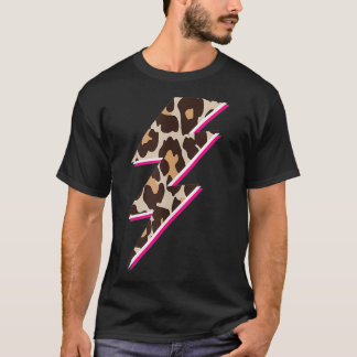Lightening Bolt Cheetah Print, Leopard Print Light T Shirt