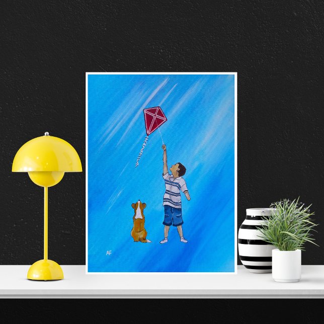 Lighter than Air Painting by Alfred Fox Canvastryck (Skapare uppladdad)