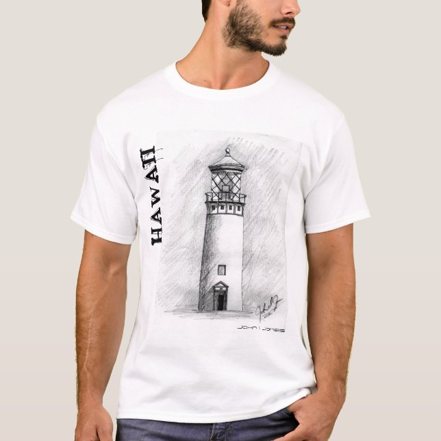 LighthoouseDarkHighRes.0001 HAWAII, John I. Jones Tee (Framsida)