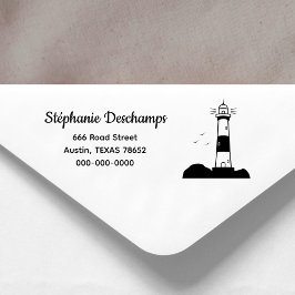 Lighthouse Adress Självfärgande Stämpel