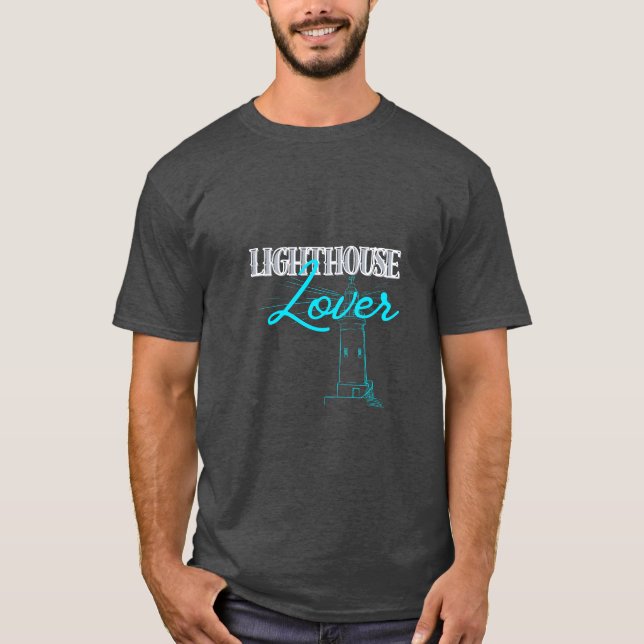 Lighthouse Älskare T Shirt (Framsida)