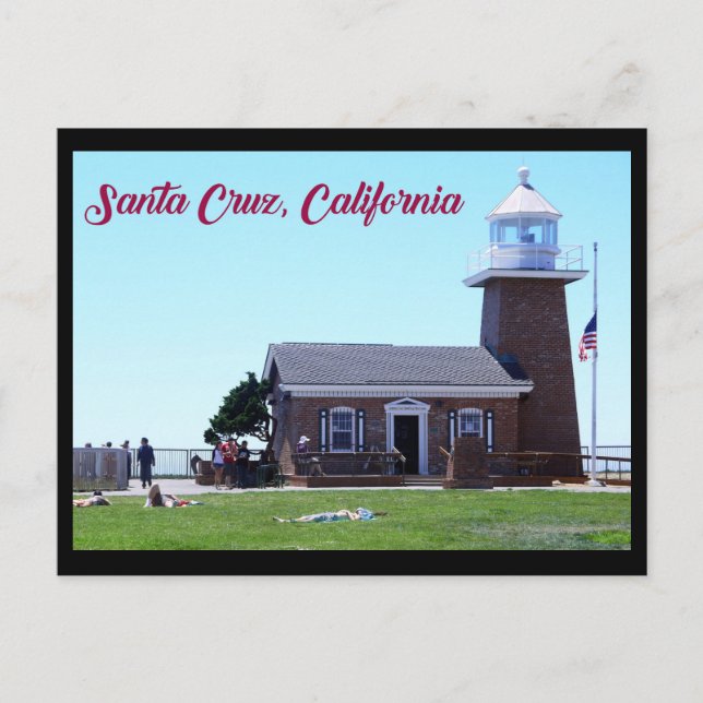 Lighthouse at Steamer Lane, Santa Cruz, Kalifornie Vykort (Framsida)