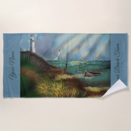 Lighthouse Beach Towel