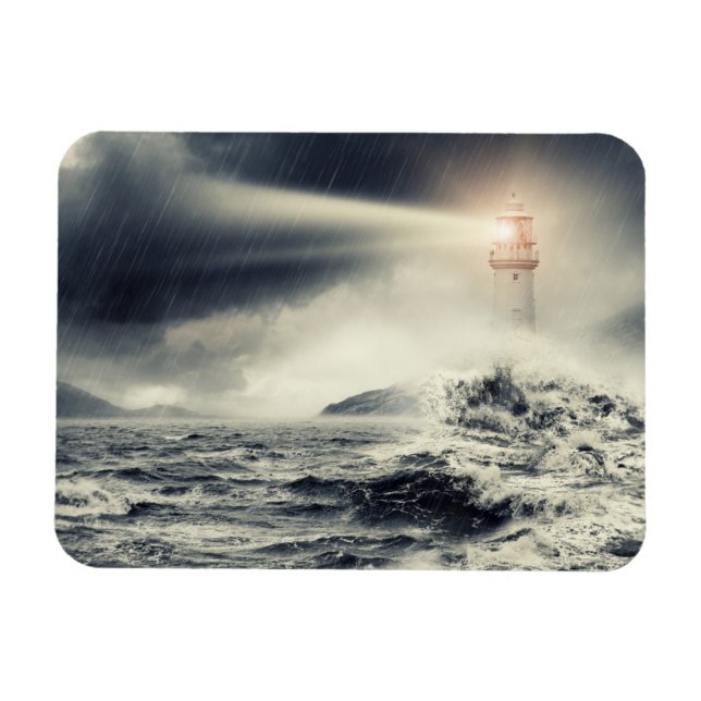 Lighthouse Beacon Magnet (Horisontell)
