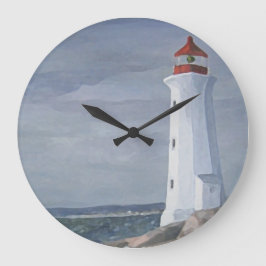 Lighthouse blue reloj stor klocka