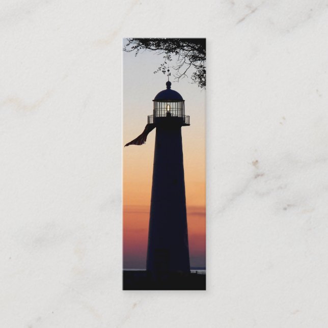 Lighthouse Bookmark Mini Visitkort (Framsida)