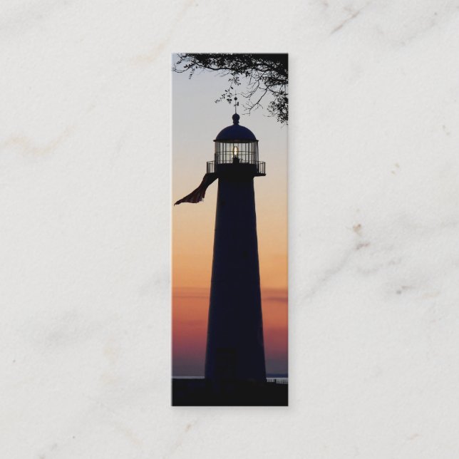Lighthouse Bookmark Mini Visitkort (Framsida)