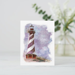 Lighthouse Cape Hatteras Helg Vykort