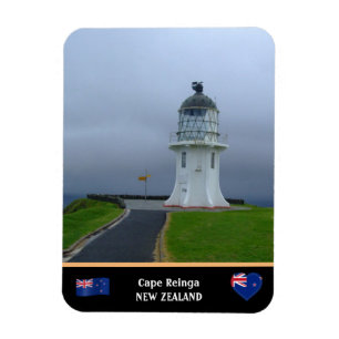 Lighthouse & Cape Reinga - Maori/Nya Zeeland Magnet