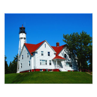 Lighthouse Door County, Wisconsin Fototryck