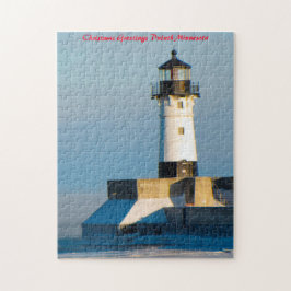 Lighthouse Duluth Minnesota.God jul Pussel