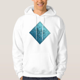 Lighthouse Gaze – minimalistisk enlinjeporträtt & Hoodie